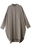 T/R  band collar long shirt シャツ
