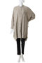 T/R  band collar long shirt シャツ ミズイロインド/mizuiro ind
