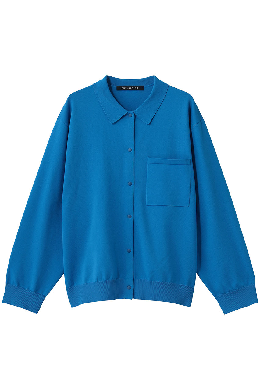 ミズイロインド/mizuiro indのshirt C/D カーディガン(blue/1-220066)