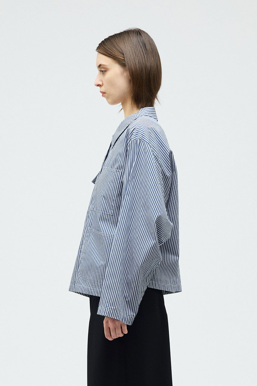 CENTERAISLE センターアイル カバーオール 男女兼用 ユニセックス M mizuiro ind(ミズイロインド)｜stripe coverall カバーオール/blue の