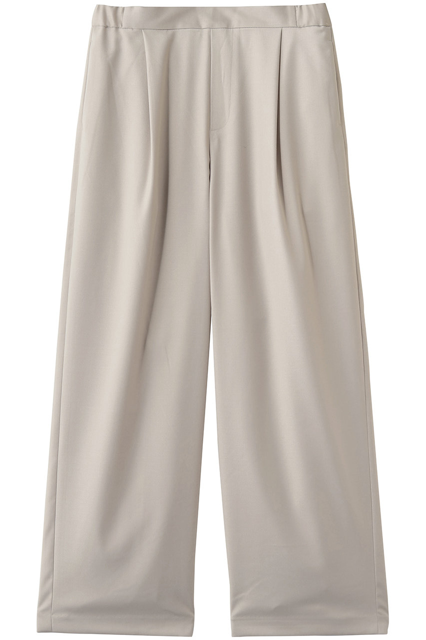 ミズイロインド/mizuiro indのtwo tuck slacks パンツ(beige/1-260100)