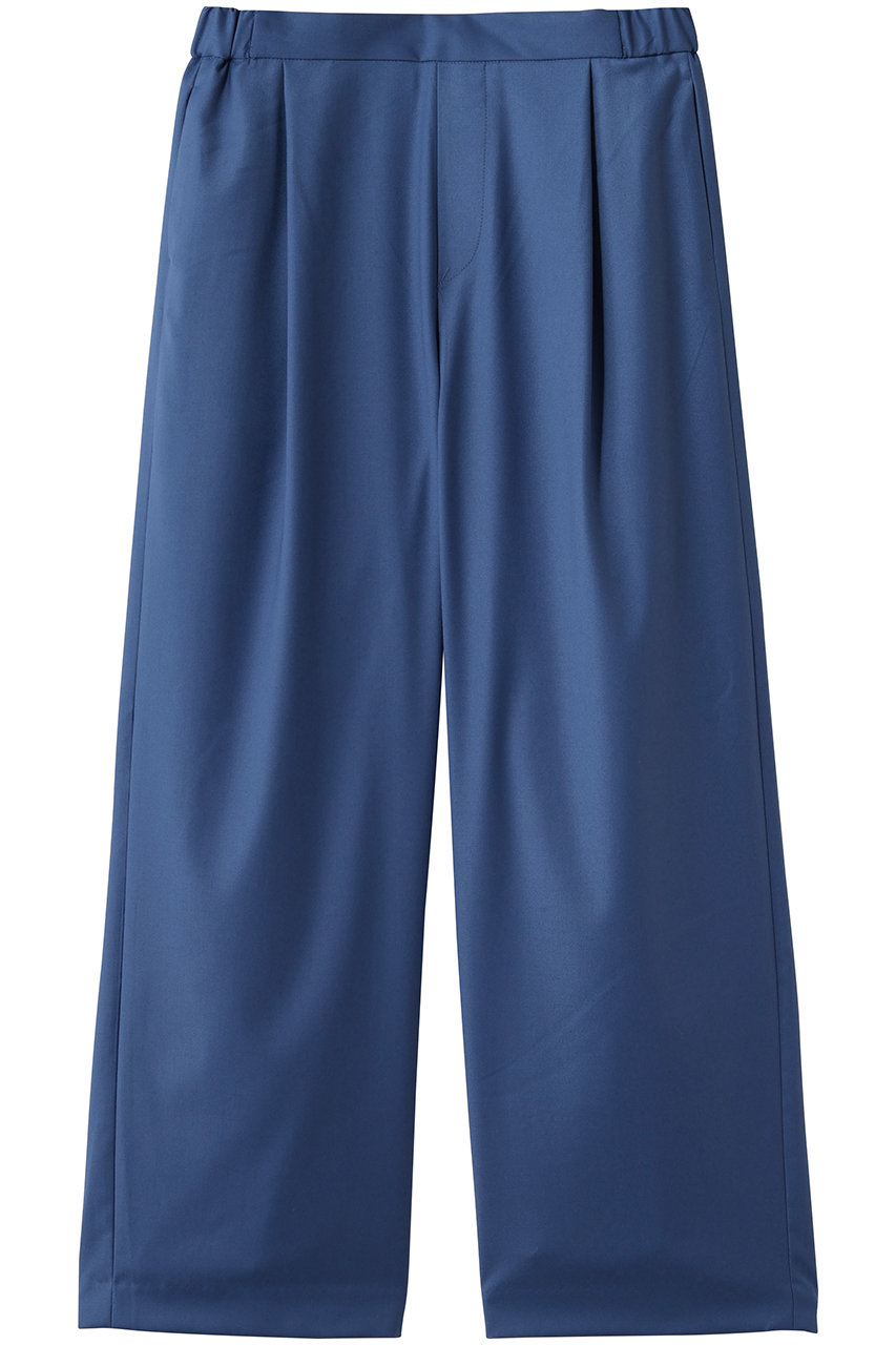ミズイロインド/mizuiro indのtwo tuck slacks パンツ(blue/1-260100)