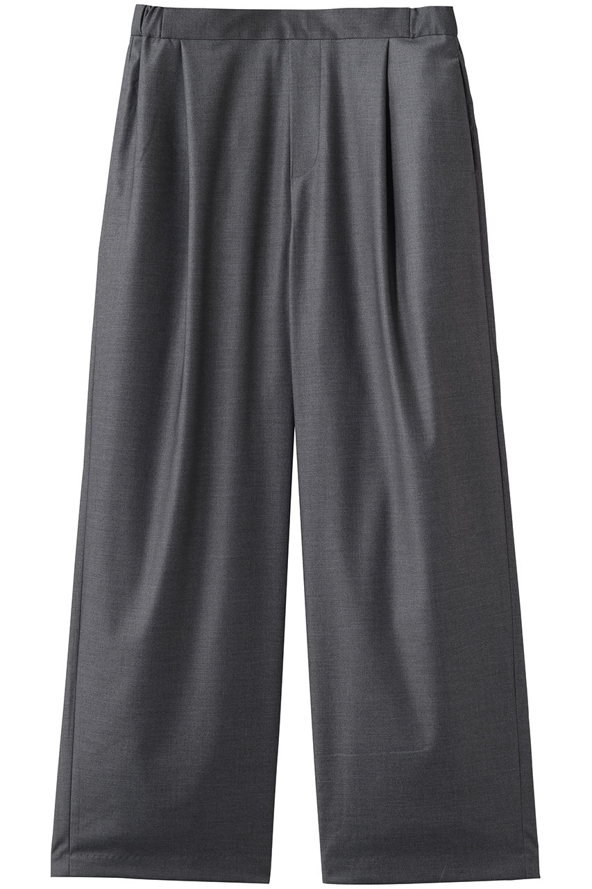 ミズイロインド/mizuiro indのtwo tuck slacks パンツ(gray/1-260100)