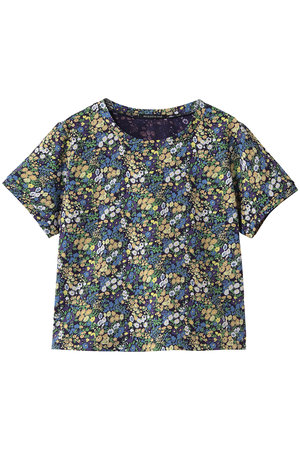 ミズイロインド/mizuiro indのflower print T shirt シャツ(110100/110102)