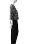 flower print round collar C/D カーディガン ミズイロインド/mizuiro ind