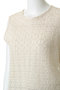 lace crew neck vest ベスト ミズイロインド/mizuiro ind