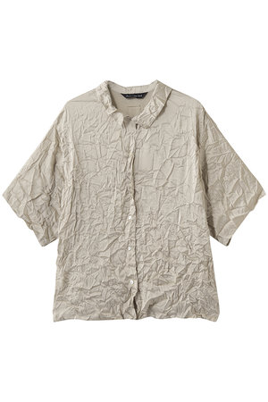 ミズイロインド/mizuiro indのwasher half slv shirt シャツ(110400/110402)