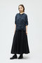 washer half slv shirt シャツ ミズイロインド/mizuiro ind