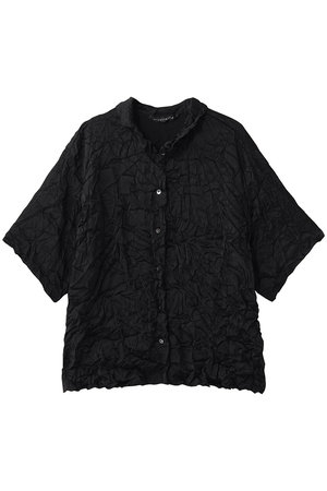 ミズイロインド/mizuiro indのwasher half slv shirt シャツ(110400/110402)