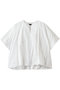 ballon no collar shirt シャツ ミズイロインド/mizuiro ind off white