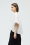 ballon no collar shirt シャツ ミズイロインド/mizuiro ind