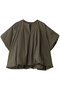 ballon no collar shirt シャツ ミズイロインド/mizuiro ind c.gray
