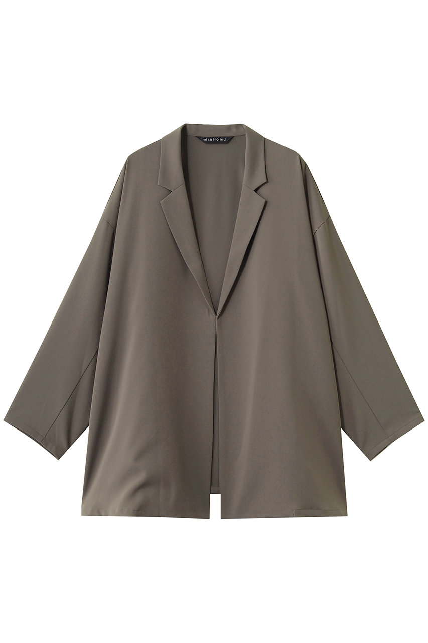 ミズイロインド/mizuiro indのtailored shirt JK ジャケット(beige/1-230170A)