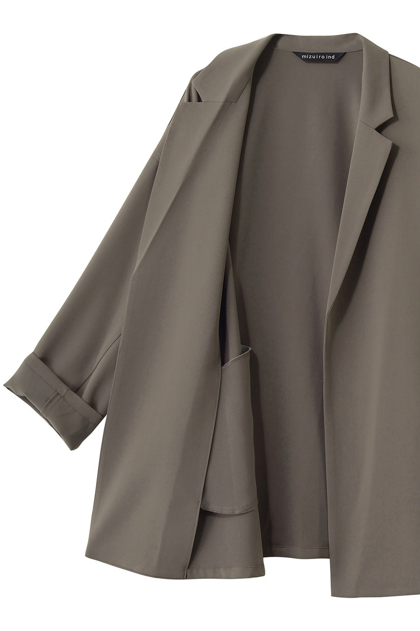 mizuiro ind(ミズイロインド)｜tailored shirt JK ジャケット/beige の 