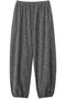 print drawstring hem PT パンツ ミズイロインド/mizuiro ind gray