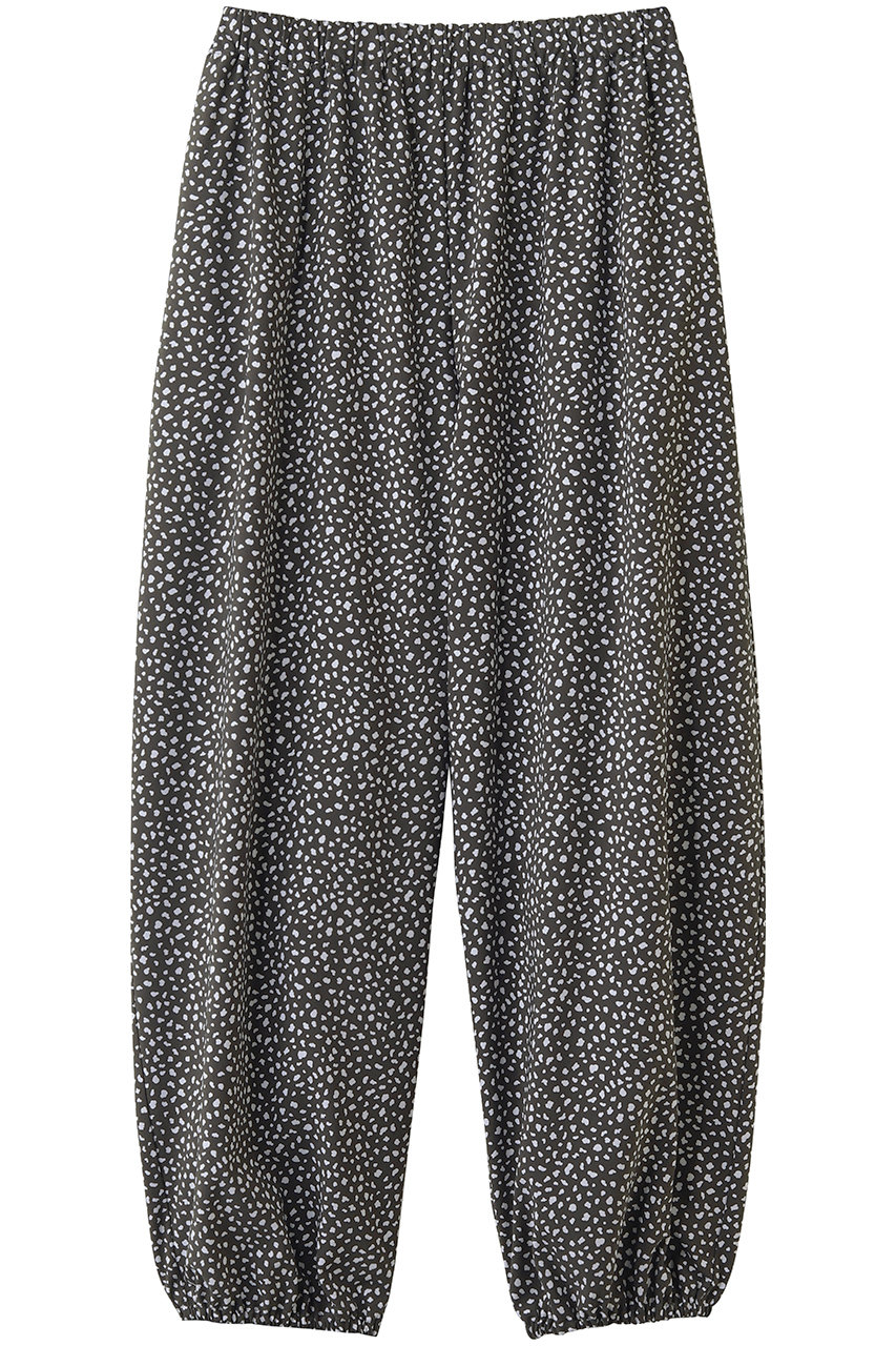 ミズイロインド/mizuiro indのprint drawstring hem PT パンツ(gray/1-260103)
