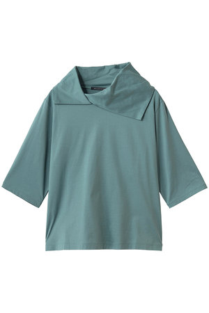 ミズイロインド/mizuiro indのasymmetry collar P/O プルオーバー(110100/110102)