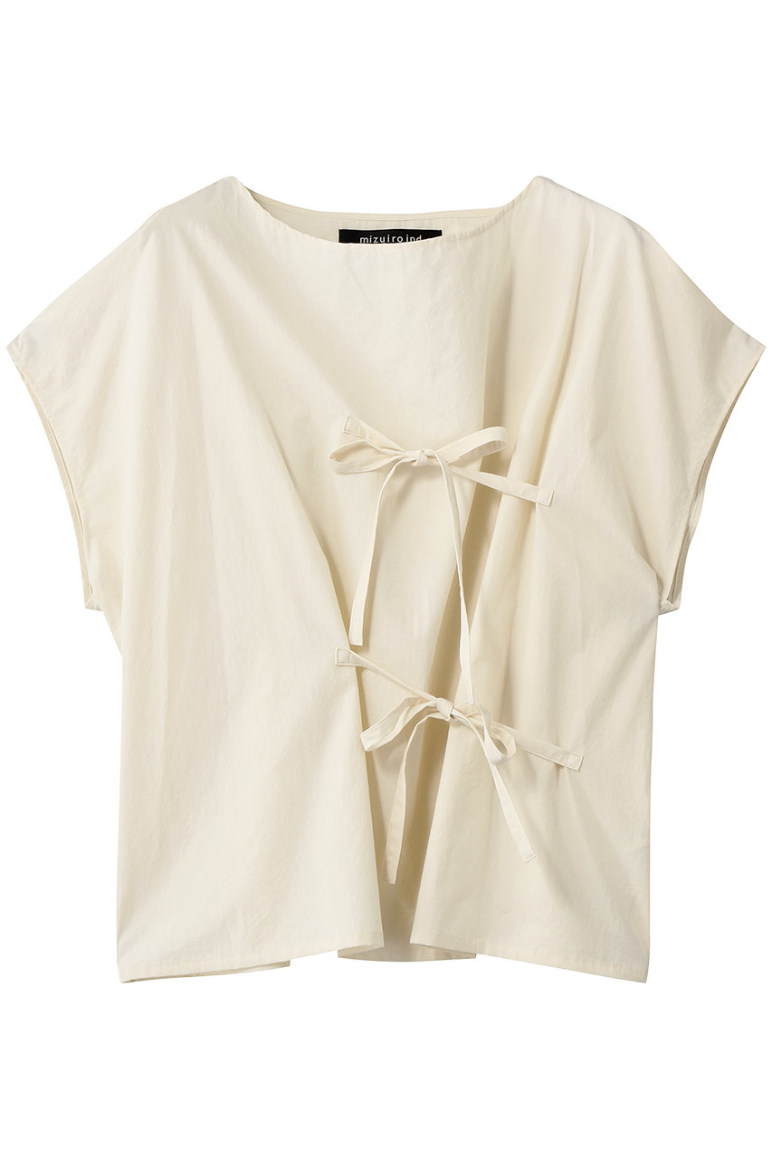 ミズイロインド/mizuiro indのribbon  P/O プルオーバー(ivory/1-230154)