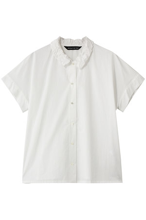 ミズイロインド/mizuiro indのwasher collar wide shirt シャツ(110400/110403)