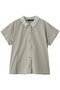 washer collar wide shirt シャツ ミズイロインド/mizuiro ind gray