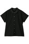 washer collar wide shirt シャツ ミズイロインド/mizuiro ind black
