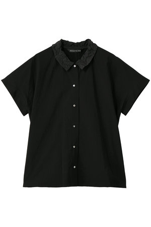 ミズイロインド/mizuiro indのwasher collar wide shirt シャツ(110400/110403)
