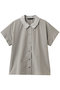 washer collar wide shirt シャツ ミズイロインド/mizuiro ind grayA