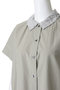 washer collar wide shirt シャツ ミズイロインド/mizuiro ind