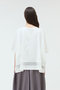 mesh hem wide P/O プルオーバー ミズイロインド/mizuiro ind