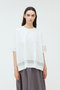 mesh hem wide P/O プルオーバー ミズイロインド/mizuiro ind