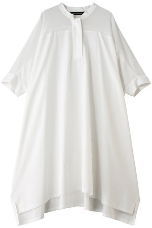 ミズイロインド/mizuiro indのsheer shoulder wide OP ワンピース(110500/110503)