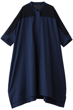 ミズイロインド/mizuiro indのsheer shoulder wide OP ワンピース(110500/110503)