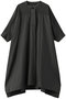 sheer shoulder wide OP ワンピース ミズイロインド/mizuiro ind c.gray