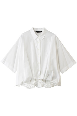 ミズイロインド/mizuiro indのhalf slv ballon shirt シャツ(110400/110402)