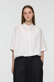 half slv ballon shirt シャツ