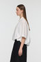 half slv ballon shirt シャツ ミズイロインド/mizuiro ind