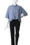 half slv ballon shirt シャツ ミズイロインド/mizuiro ind