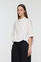 half slv ballon shirt シャツ ミズイロインド/mizuiro ind
