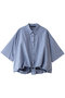 half slv ballon shirt シャツ ミズイロインド/mizuiro ind l.blue