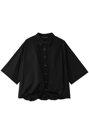 ミズイロインド/mizuiro indのhalf slv ballon shirt シャツ(110400/110402)