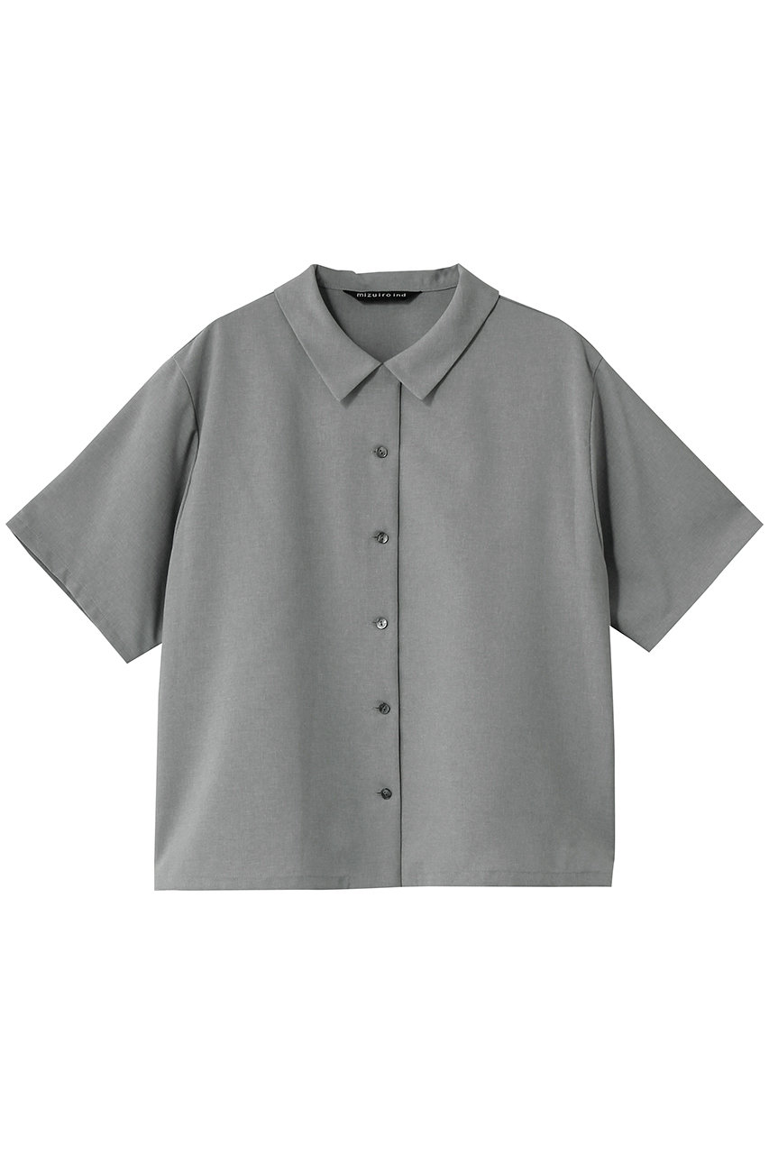 ミズイロインド/mizuiro indのhalf slv shirt シャツ(l.gray/2-230130)