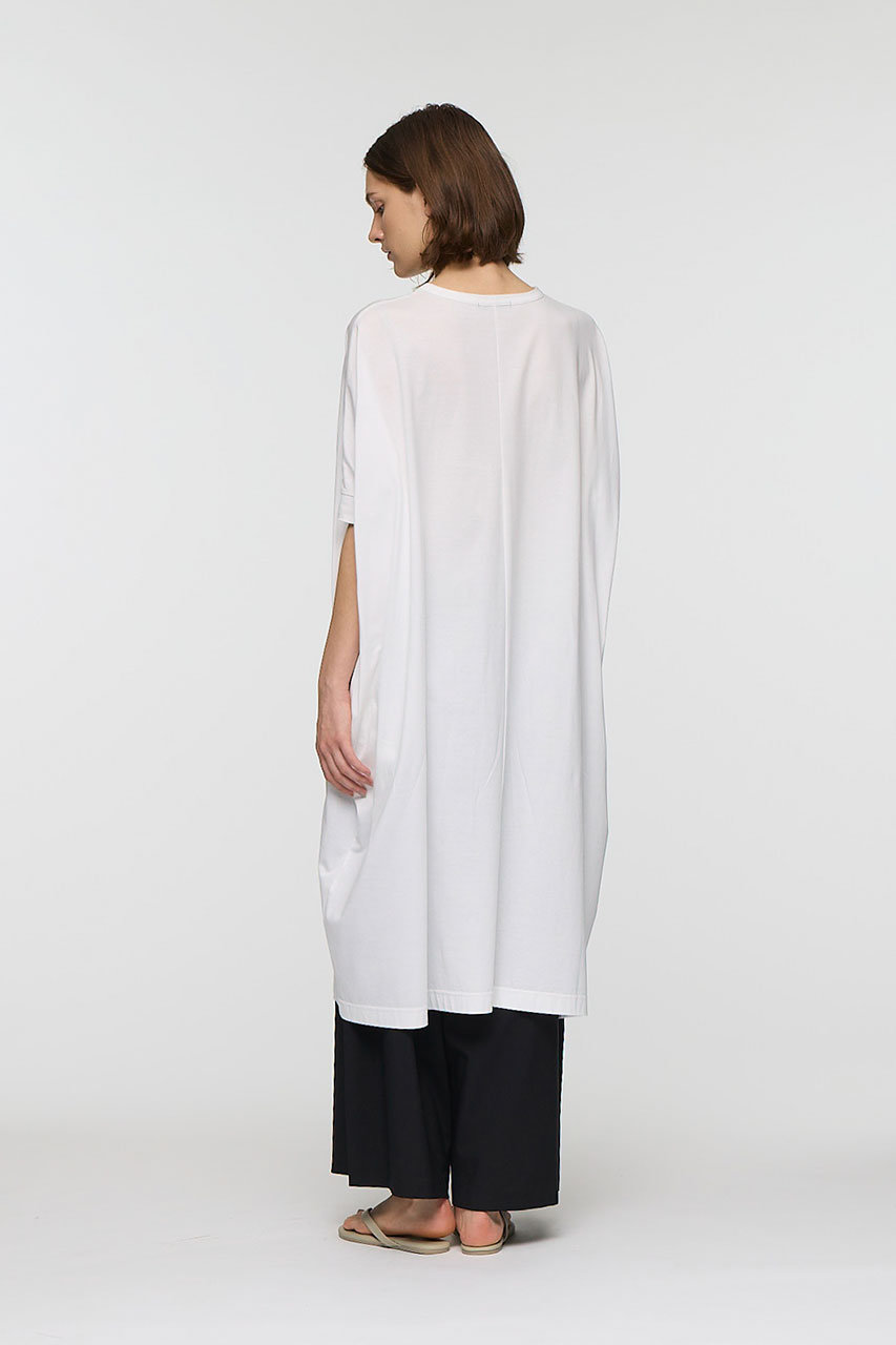 mizuiro ind(ミズイロインド)｜tulle neck wide OP ワンピース/off