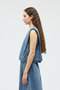 denim vest ベスト ミズイロインド/mizuiro ind