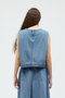 denim vest ベスト ミズイロインド/mizuiro ind