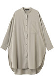 T/R  band collar long shirt シャツ