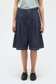 high waist wide half PT パンツ
