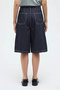 high waist wide half PT パンツ ミズイロインド/mizuiro ind