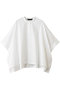 half slv stand collar wide shirt シャツ ミズイロインド/mizuiro ind off white