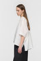 half slv stand collar wide shirt シャツ ミズイロインド/mizuiro ind