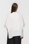 half slv stand collar wide shirt シャツ ミズイロインド/mizuiro ind
